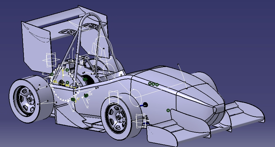 Side profile of the EV